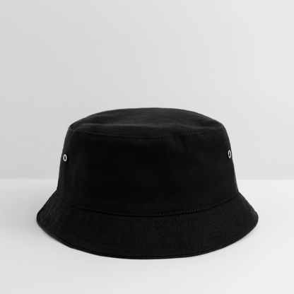 Kinder Bucket Hat - personalisierbar - Schwarz