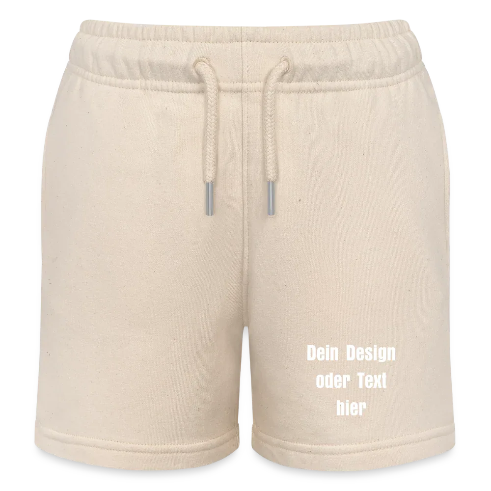 Stanley/Stella Kinder Bio-Joggingshorts MINI BOLTER - personalisierbar - Natur