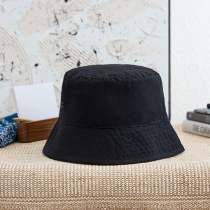 Stanley/Stella recycelter Bucket Hat - personalisierbar - Schwarz