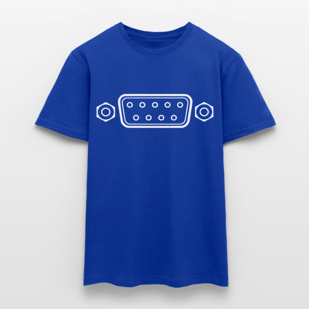 DB-9 RS-232 Retro T-Shirt für Herren - Dunkelblau