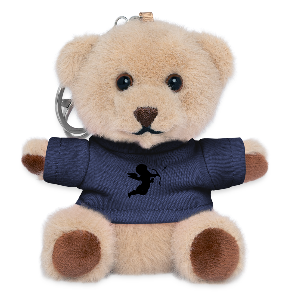 Kuscheltier Schlüsselanhänger - personalisierbar - Navy