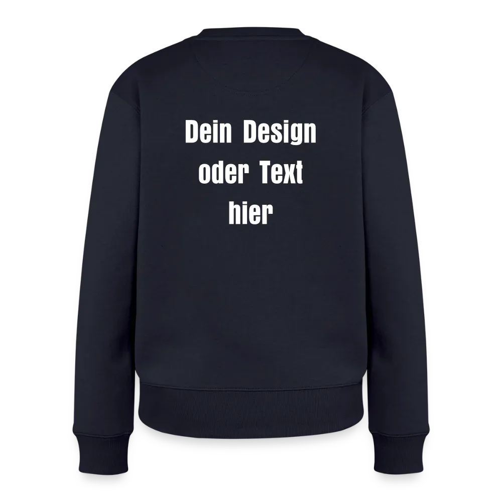 Frauen Premium Pullover - personalisierbar - Navy