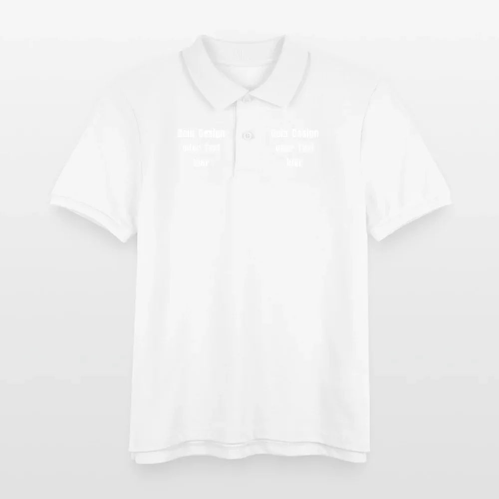 Stanley/Stella Kinder Bio-Poloshirt MINI SPRINTER - personalisierbar - Weiß