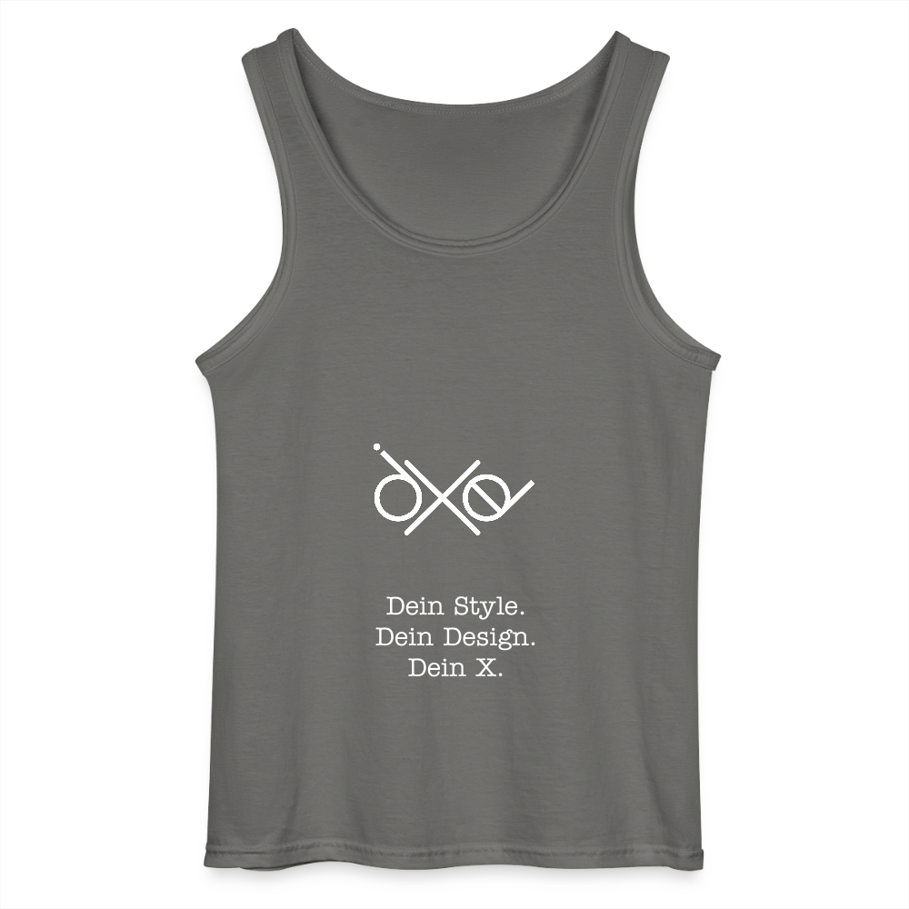 Gildan Männer Tank Top - personalisierbar - Anthrazit