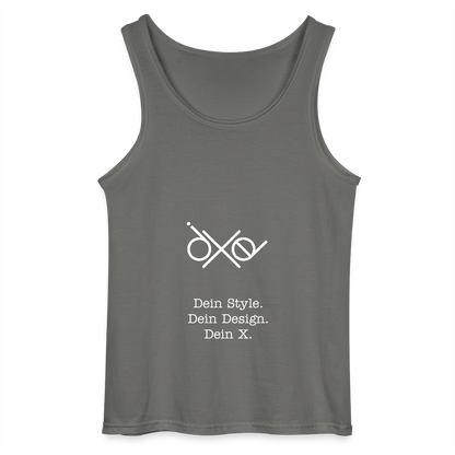 Gildan Männer Tank Top - personalisierbar - Anthrazit