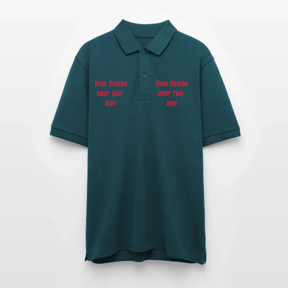 Stanley/Stella Unisex Bio-Poloshirt PREPSTER - personalisierbar - Dunkles Petrol