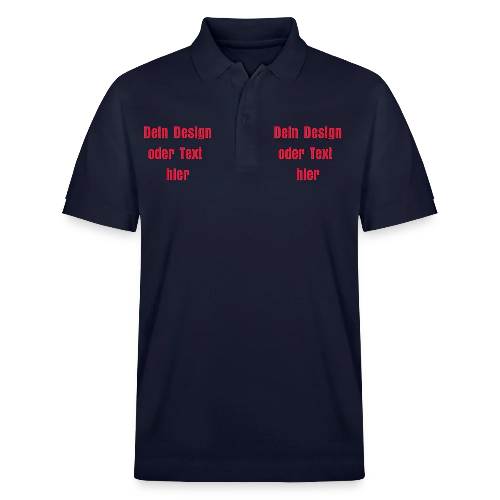 Stanley/Stella Unisex Bio-Poloshirt PREPSTER - personalisierbar - Navy