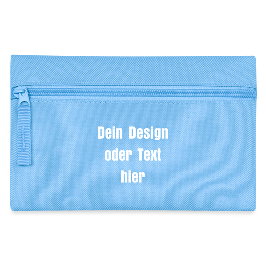 Federtasche - personalisierbar - Hellblau