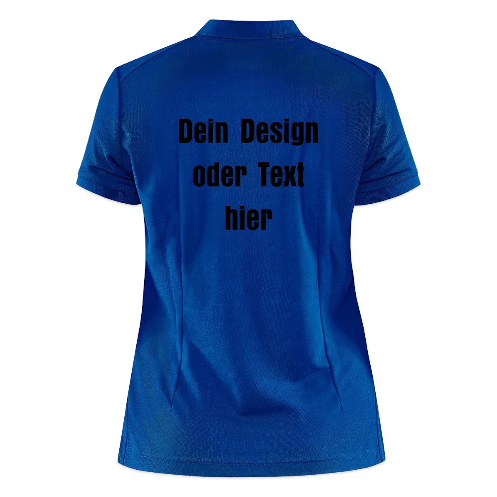 CRAFT Core Unify Frauen Polo Shirt - personalisierbar - Royalblau