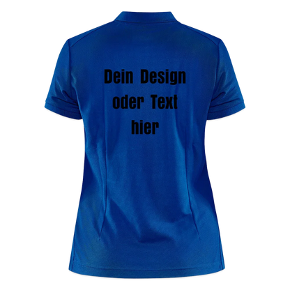 CRAFT Core Unify Frauen Polo Shirt - personalisierbar - Royalblau