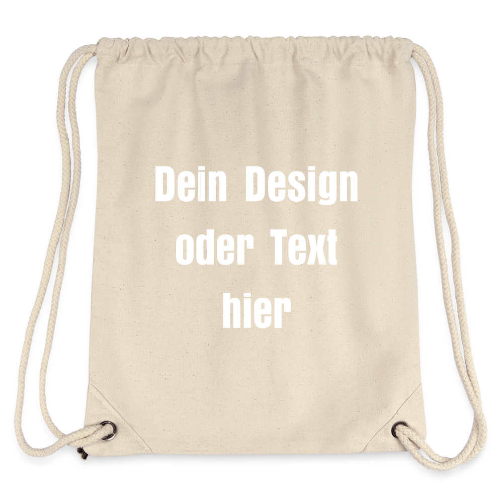 Stanley/Stella recycelter Gym Bag - personalisierbar - Naturweiß