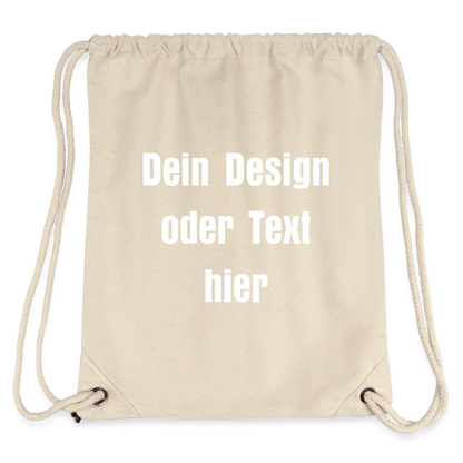 Stanley/Stella recycelter Gym Bag - personalisierbar - Naturweiß