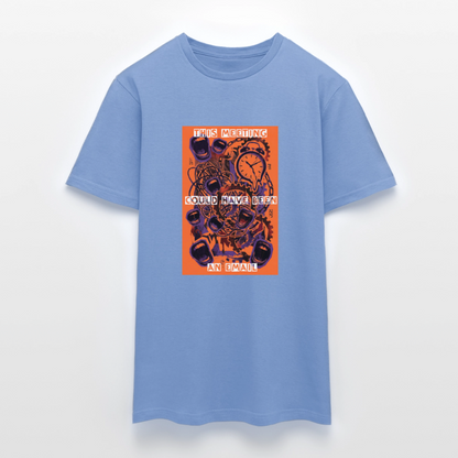 "Meeting Email" Motiv-T-Shirt für Männer - Carolina Blue