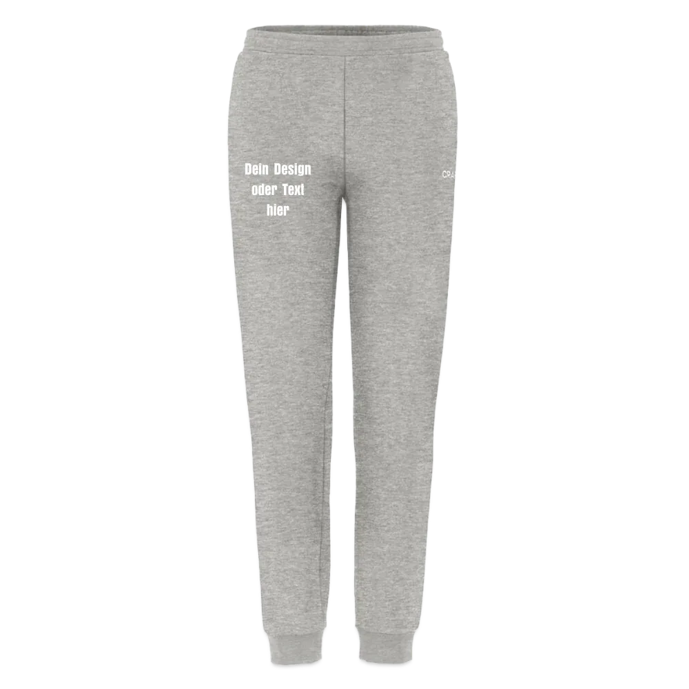 CRAFT Community 2.0 Sweathose - personalisierbar - Grau meliert