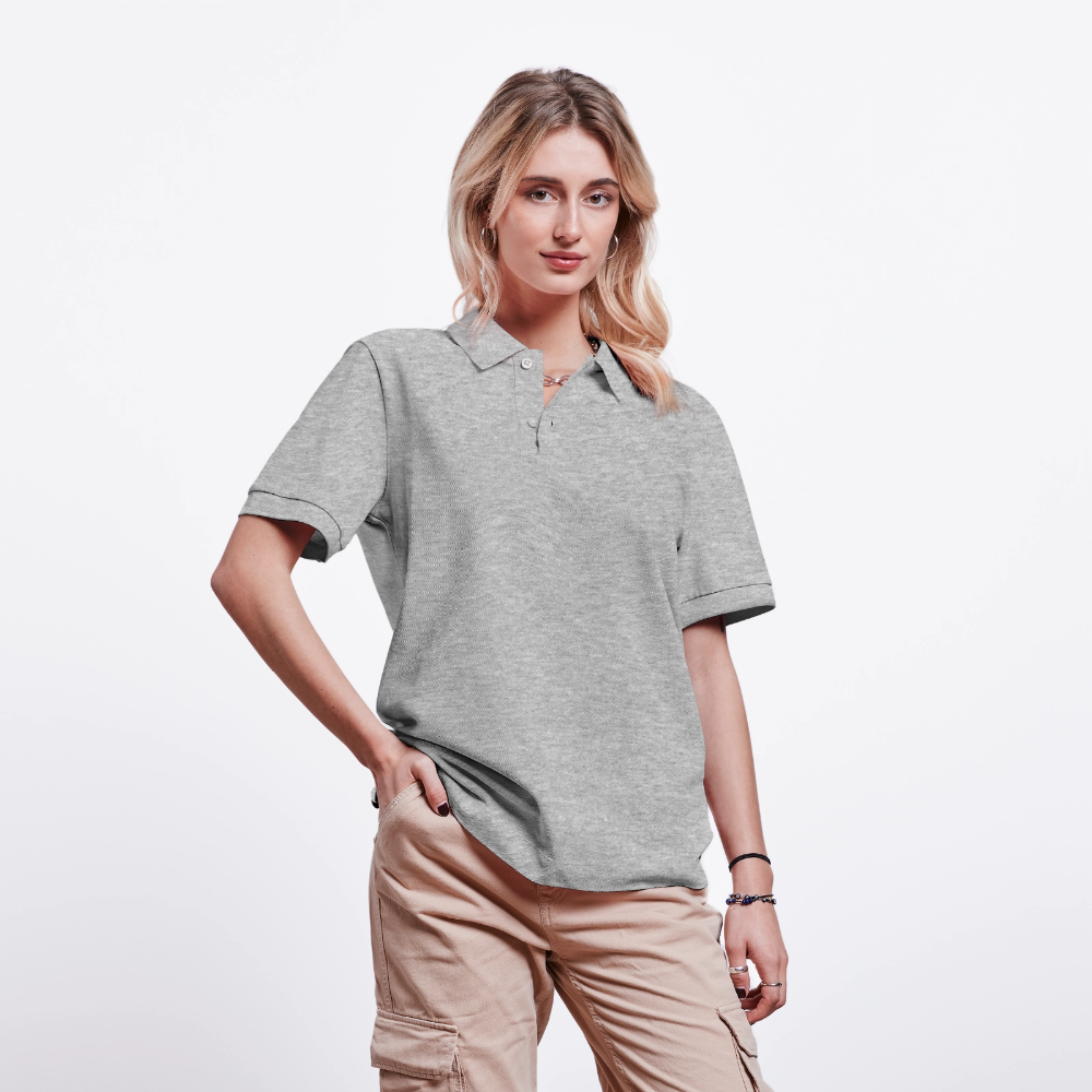 Stanley/Stella Unisex Bio-Poloshirt PREPSTER - personalisierbar - Grau meliert