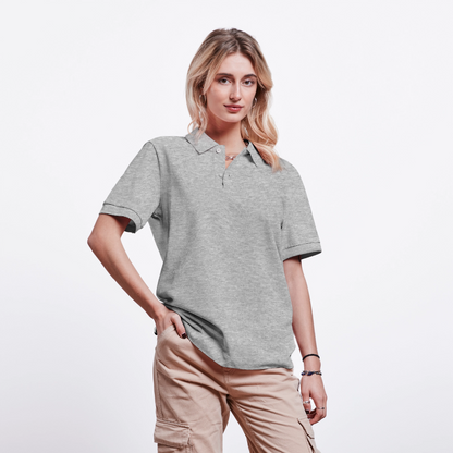 Stanley/Stella Unisex Bio-Poloshirt PREPSTER - personalisierbar - Grau meliert