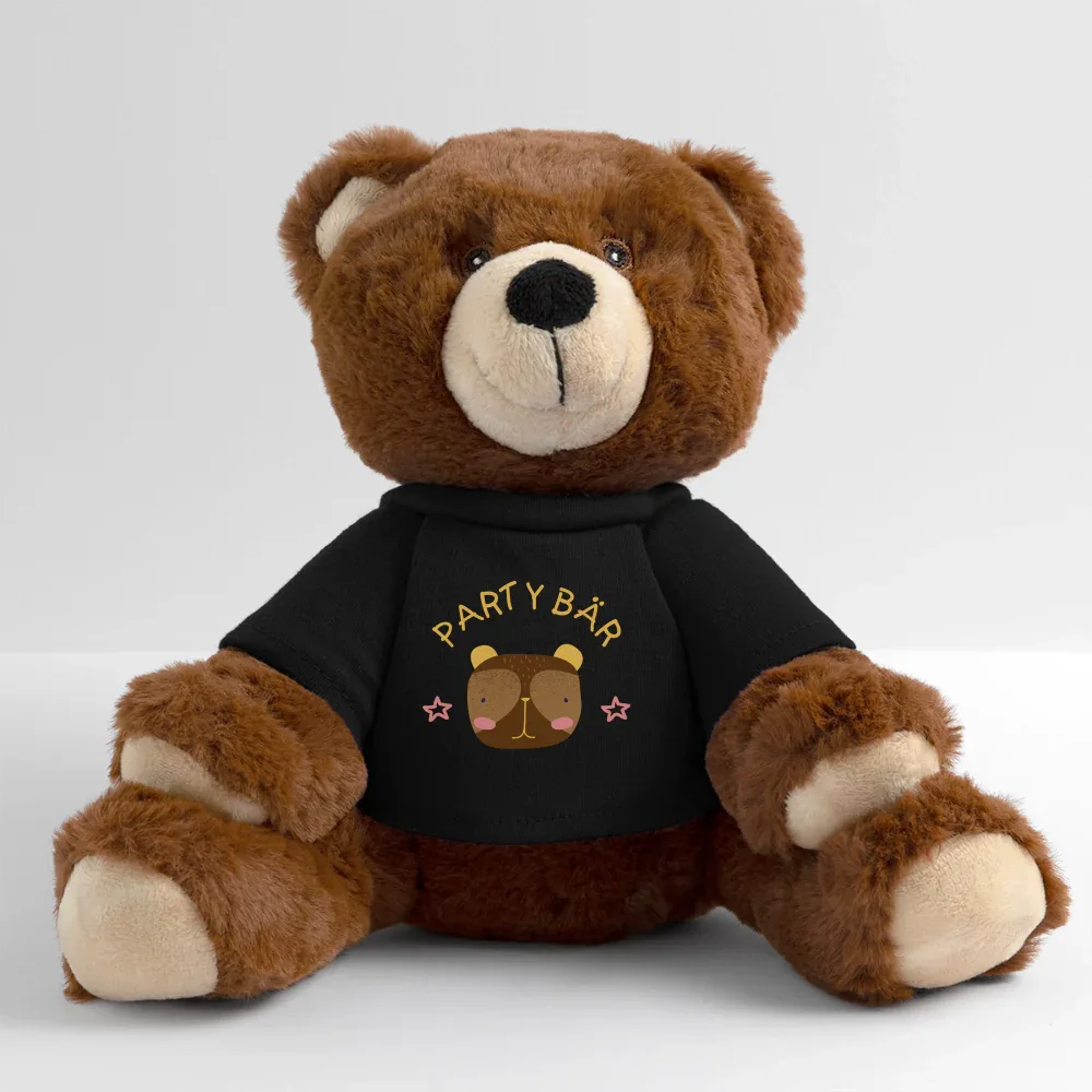 MiniFeet® RecycelBär® Braun - personalisierbar - Schwarz