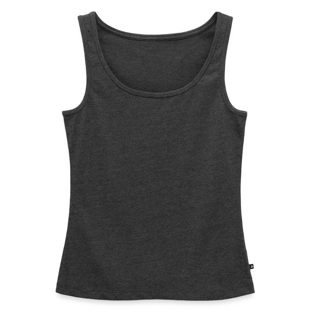 Frauen Premium Tank Top - personalisierbar - Anthrazit meliert