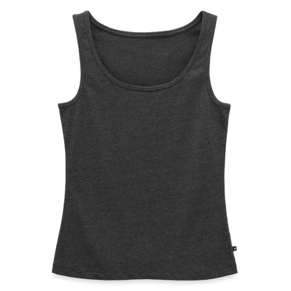 Frauen Premium Tank Top - personalisierbar - Anthrazit meliert