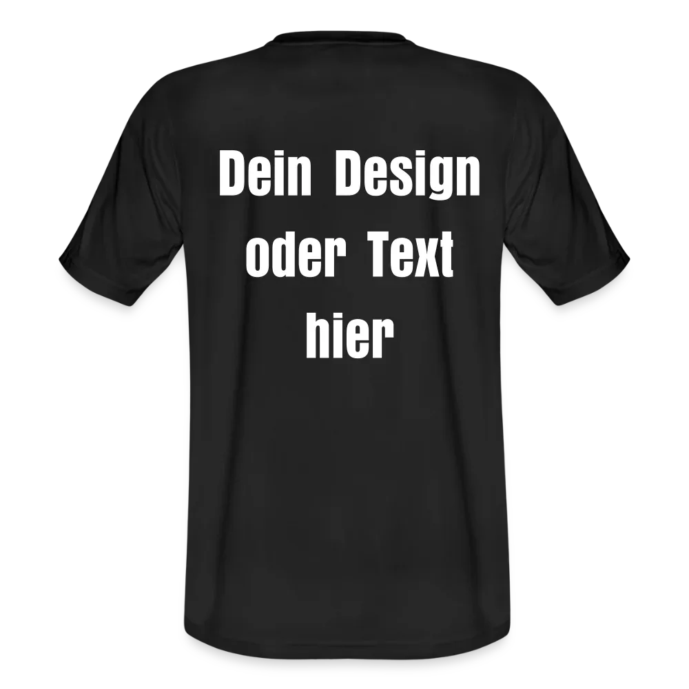 JAKO Männer Trikot Team - personalisierbare Vorder- und Rückseite - Schwarz