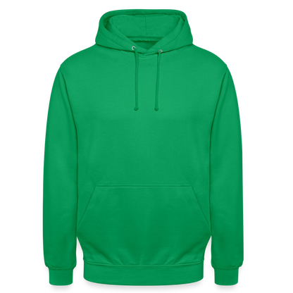 Unisex Hoodie - personalisierbare Vorder- und Rückseite - Kelly Green