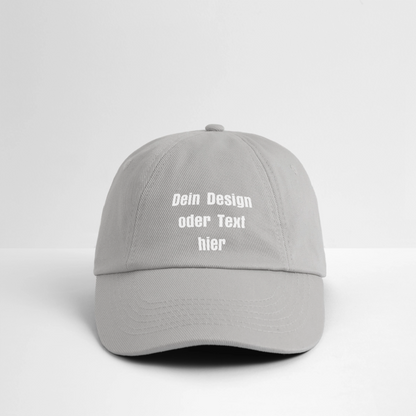 Baseballkappe - personalisierbar - Grau