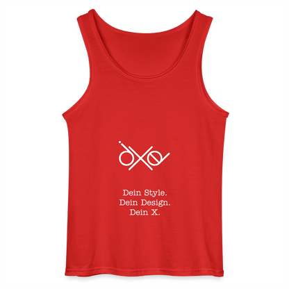 Gildan Männer Tank Top - personalisierbar - Rot