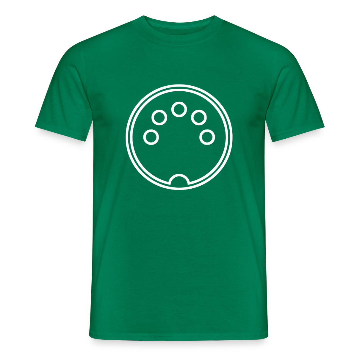 "DIN 41524" Motiv-T-Shirt für Männer, Farbe Kelly Green