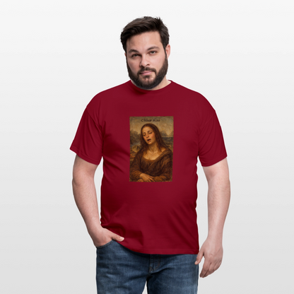 "Moan Lisa" Männer T-Shirt - Ziegelrot