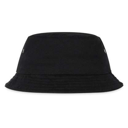 Kinder Bucket Hat - personalisierbar - Schwarz