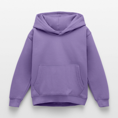 Kinder Hoodie - personalisierbare Vorder- und Rückseite - Lavendel