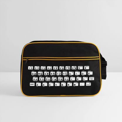 48K ZX Spectrum Retro Tasche - Schwarz/Gold