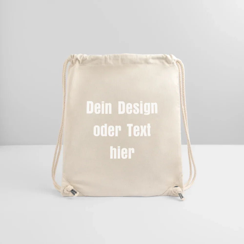 Stanley/Stella recycelter Gym Bag - personalisierbar - Naturweiß