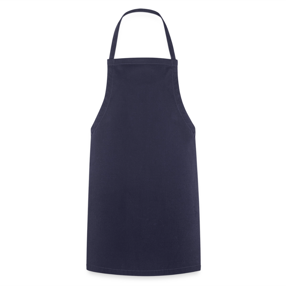 Kochschürze 100 % Baumwolle - personalisierbar - Navy