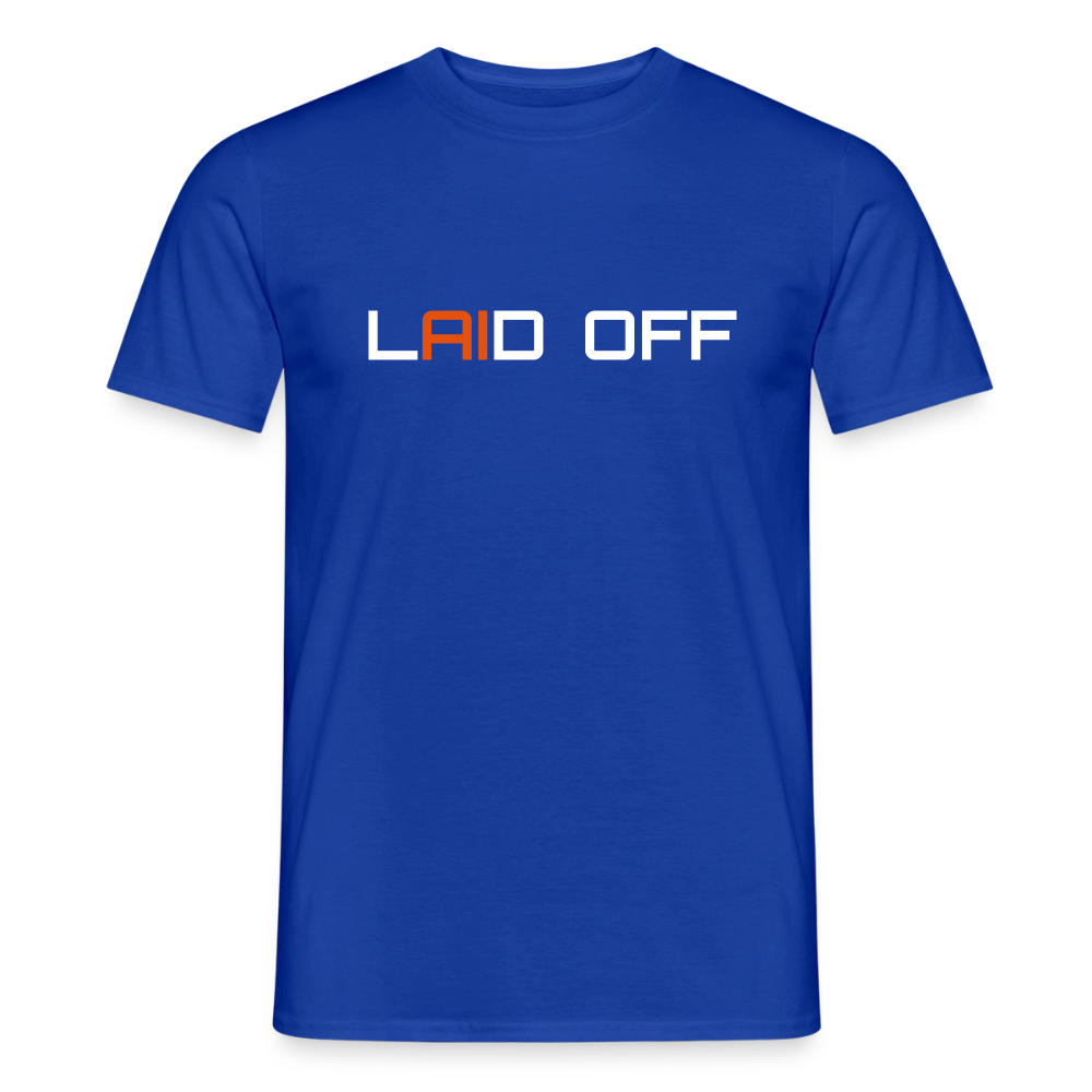 Männer T-Shirt "Laid off" - Dunkelblau