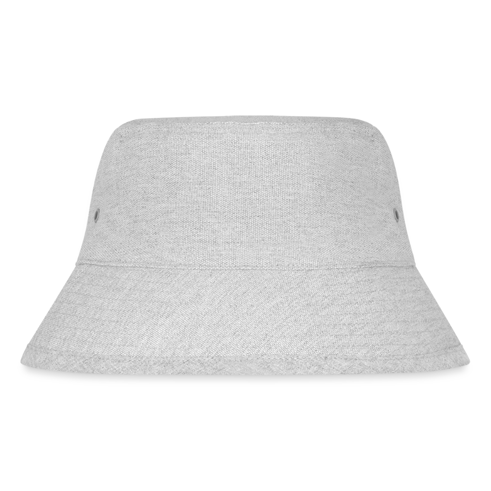 Stanley/Stella recycelter Bucket Hat - personalisierbar - Grau meliert