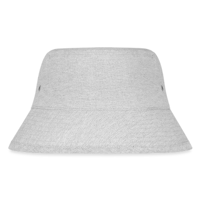 Stanley/Stella recycelter Bucket Hat - personalisierbar - Grau meliert