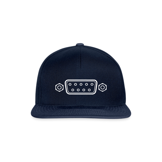 RS-232 Motiv-Snapback-Cap, Farbe Navy/Navy