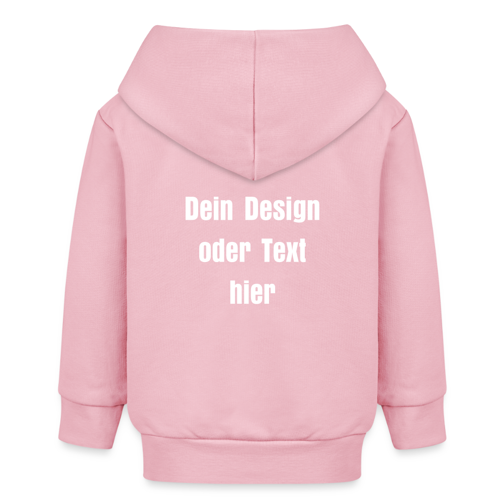 Stanley/Stella Bio Zip Hoodie BABY CONNECTOR - personalisierbar - Hellrosa