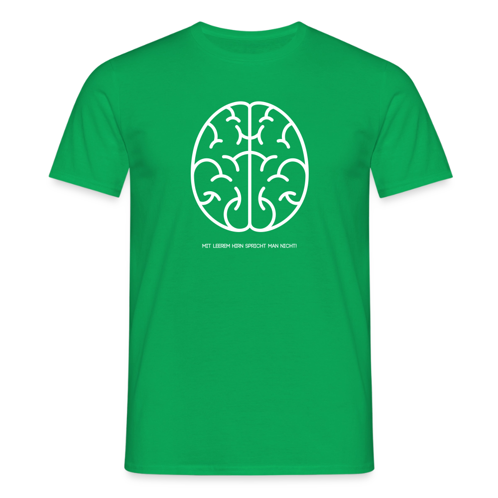 "Hirn" Motiv-T-Shirt für Männer - Kelly Green