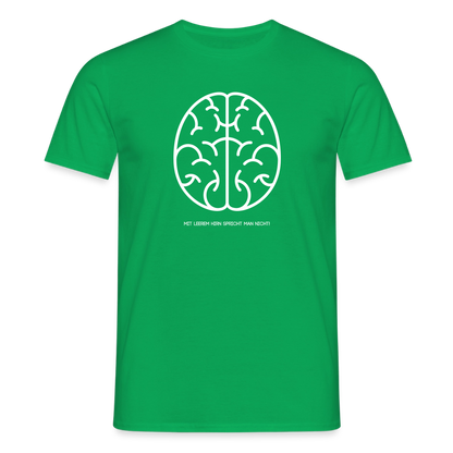 "Hirn" Motiv-T-Shirt für Männer - Kelly Green