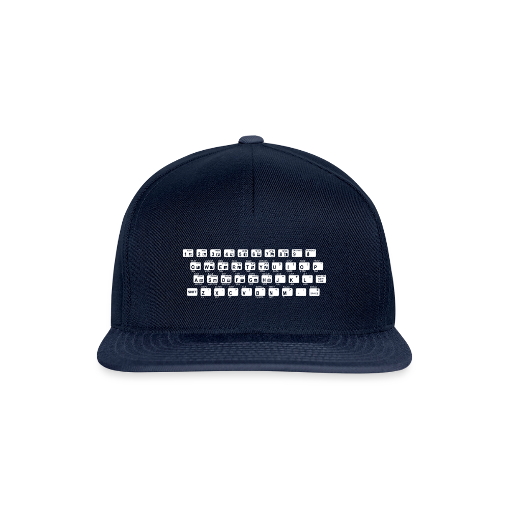 48K ZX Spectrum Retro Snapback Cap - Navy/Navy