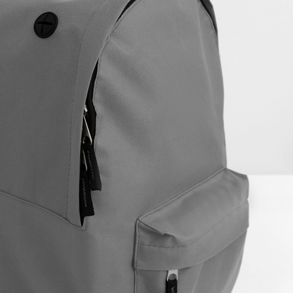 Klassischer Rucksack - personalisierbar - Mittelgrau