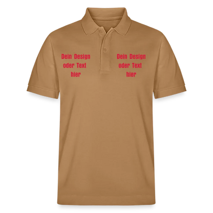 Stanley/Stella Unisex Bio-Poloshirt PREPSTER - personalisierbar - Karamell 