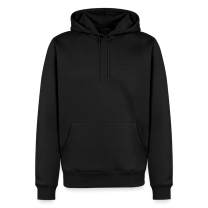 Männer Premium Hoodie - personalisierbare Vorder- und Rückseite - Schwarz