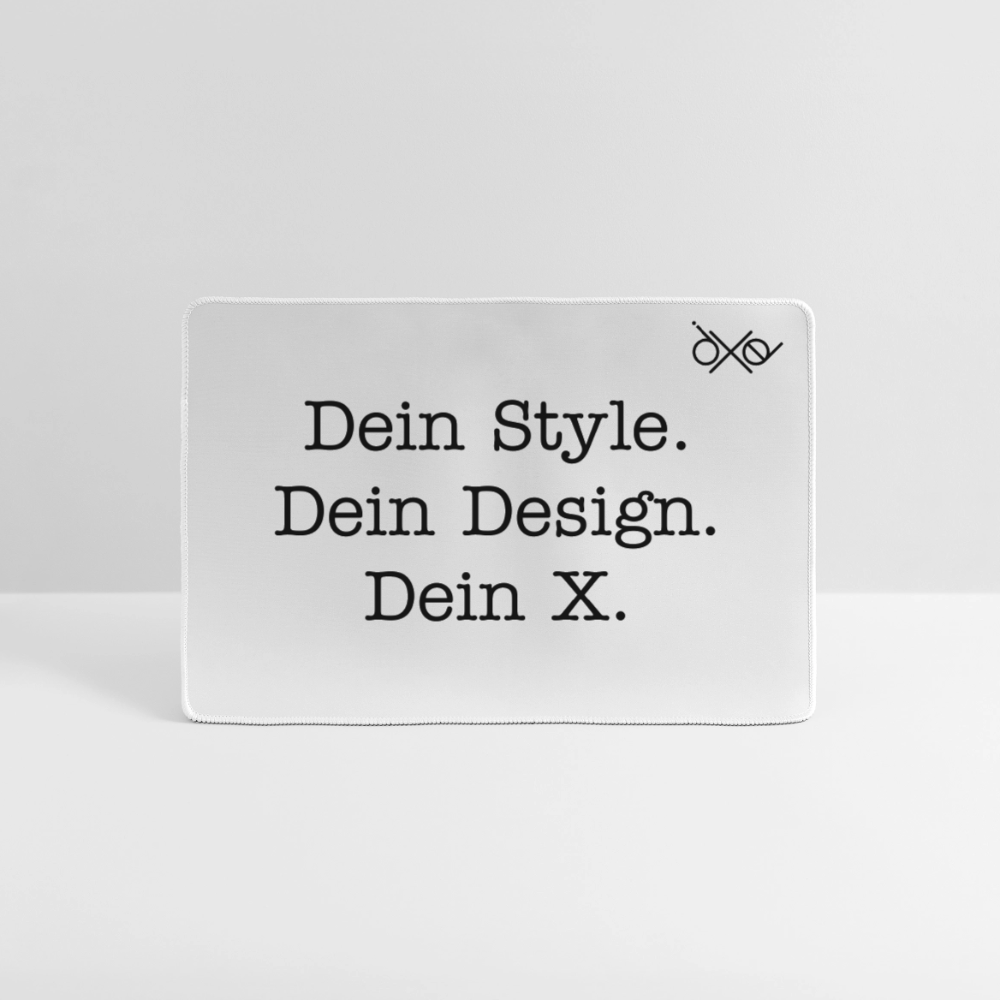 Gaming Mousepad - personalisierbar - Grau