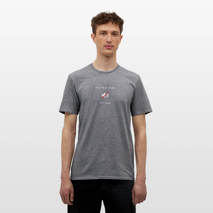 "You´re on mute est.2020" - Motiv-T-Shirt für Männer - Graphit meliert