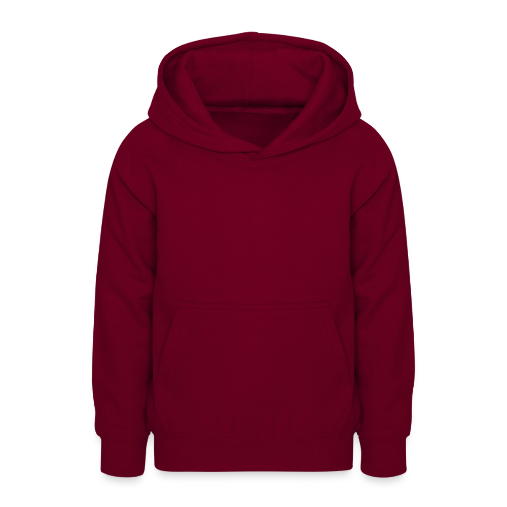 Teenager Hoodie - personalisierbare Vorder- und Rückseite - Bordeaux