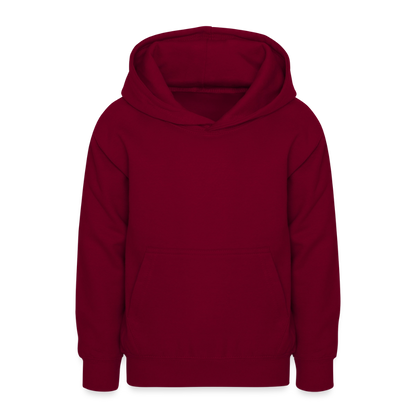 Teenager Hoodie - personalisierbare Vorder- und Rückseite - Bordeaux
