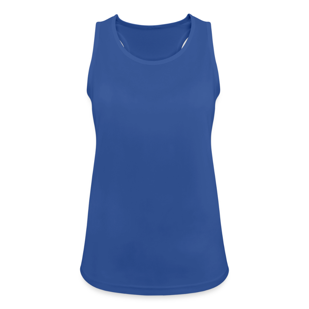 Funktionelles Frauen Tank Top atmungsaktiv - personalisierbar - Royalblau